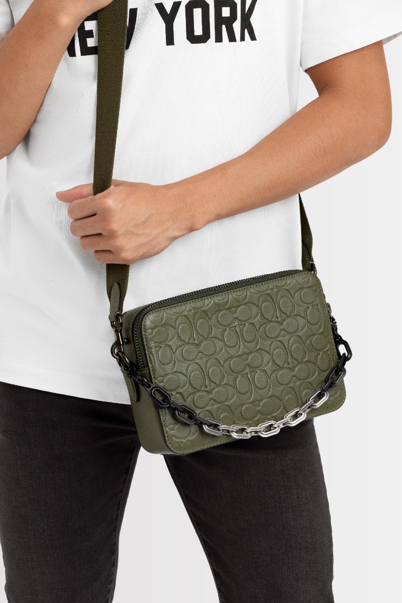 Charter Crossbody 24 In Signature Leather Charter Crossbody 24 In Signature Leather
